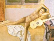 Бальтюс (Бальтазар Клоссовски де Рола), Balthus (Balthasar Kłossowski de Rola) “Nude with a Guitar“