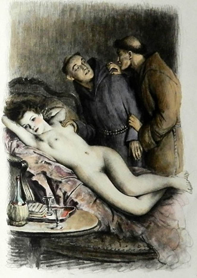 Поль-Эмиль Бека (Paul-Emile Becat) “Erotic Illustration – 22“