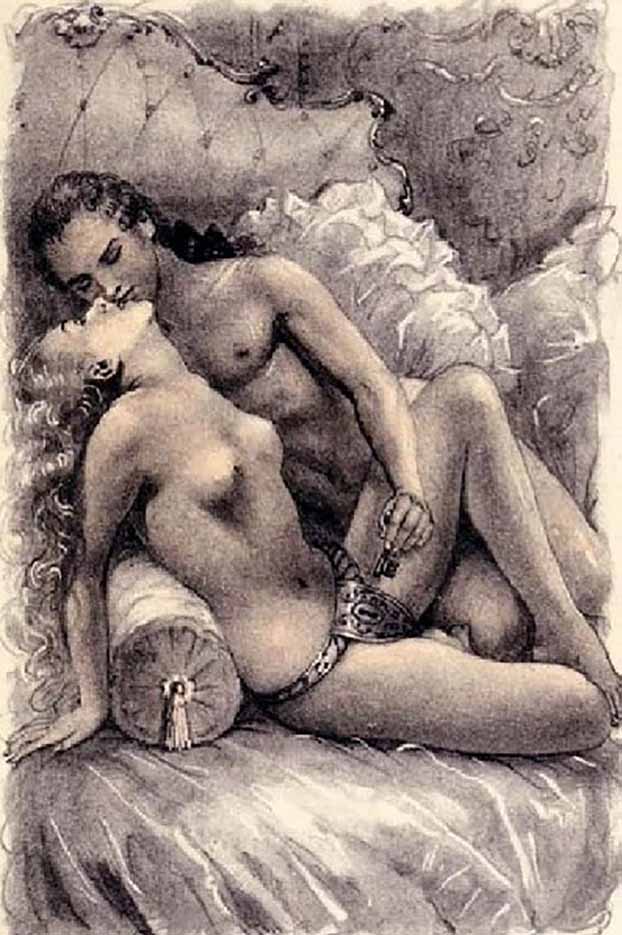 Поль-Эмиль Бека (Paul-Emile Becat) “Erotic Illustration – 42“