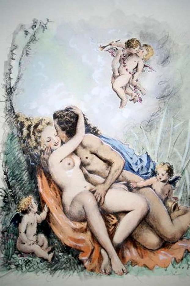 Поль-Эмиль Бека (Paul-Emile Becat) “Erotic Illustration – 44“