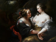 Николас Питерс Берхем (Nicolaes Pieterszoon Berchem) “Jupiter Disguized As Diana Seducing The Nymph Callisto“