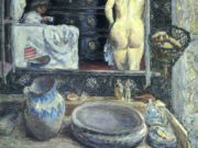 Пьер Боннар (Pierre Bonnard) “Mirror on the Wash Stand“