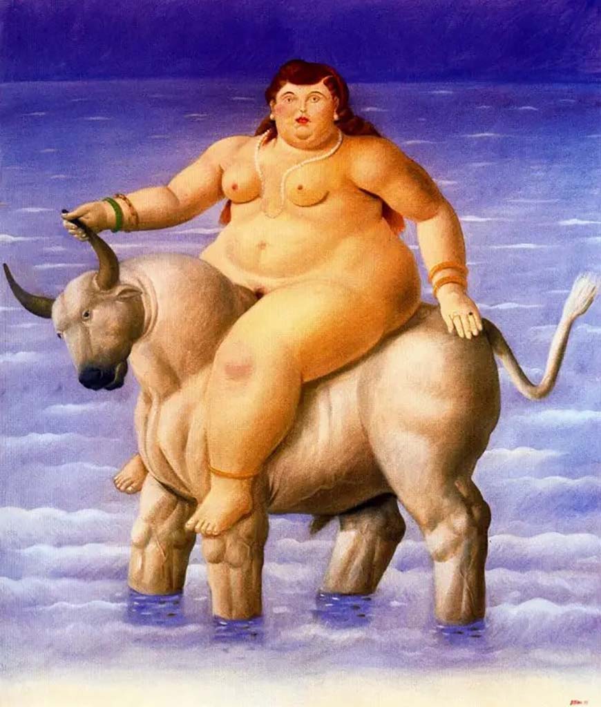 Фернандо Ботеро (Fernando Botero) “Похищение Европы - 2 | Abduction of Europa - 2“