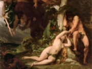 Александр Кабанель (Alexandre Cabanel) “The Expulsion of Adam and Eve from the Garden of Paradise“