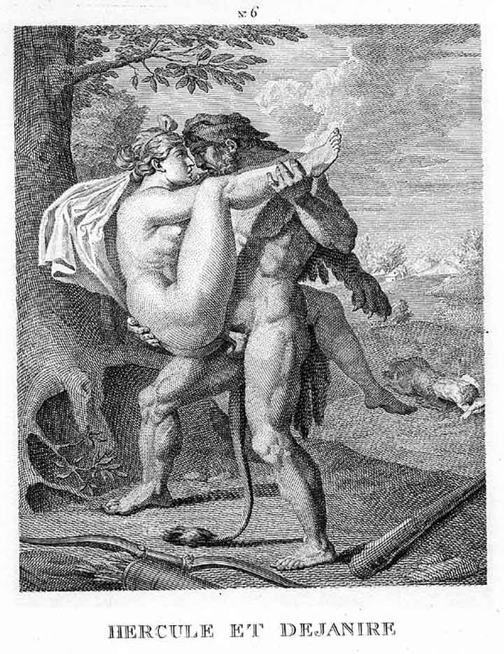 Агостино Карраччи (Agostino Carracci) (Engraves) “Геркулес и Деянира | Hercule et Dejanire“