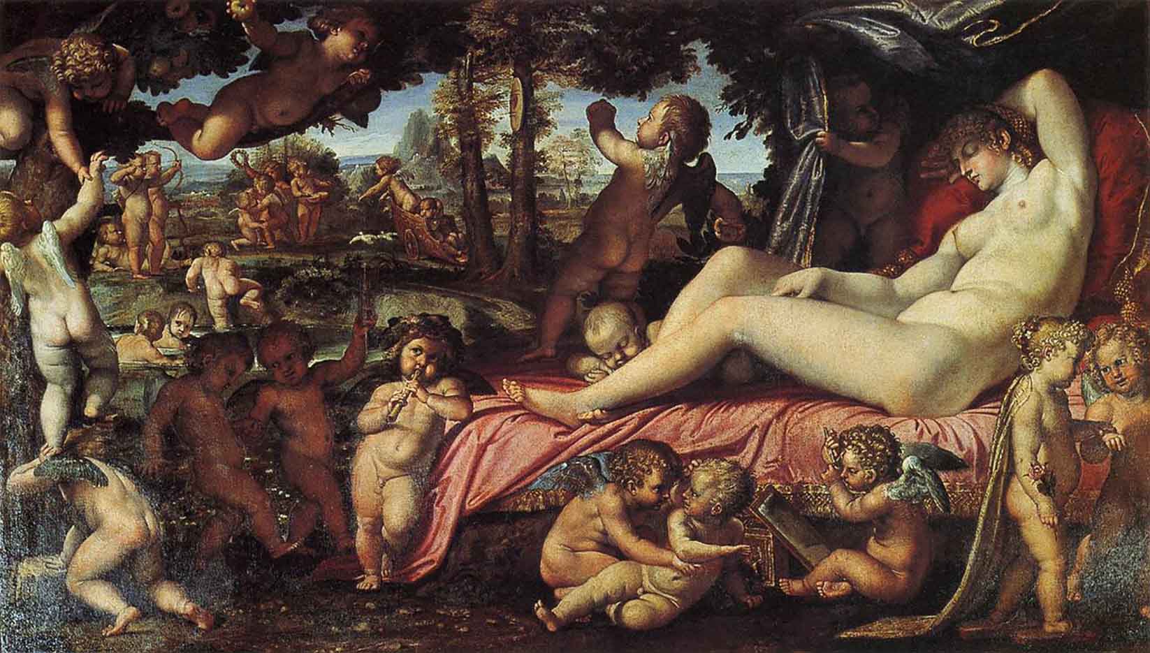 Аннибале Карраччи (Annibale Carracci) “Sleeping Venus“