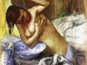 Эдгар Дега (Edgar Degas), “Моющаяся женщина“