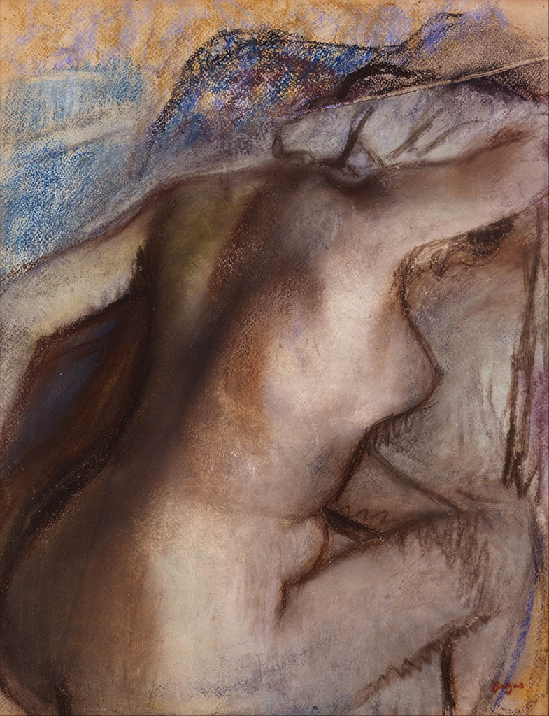Эдгар Дега (Edgar Degas), “After the bath, woman drying herself“