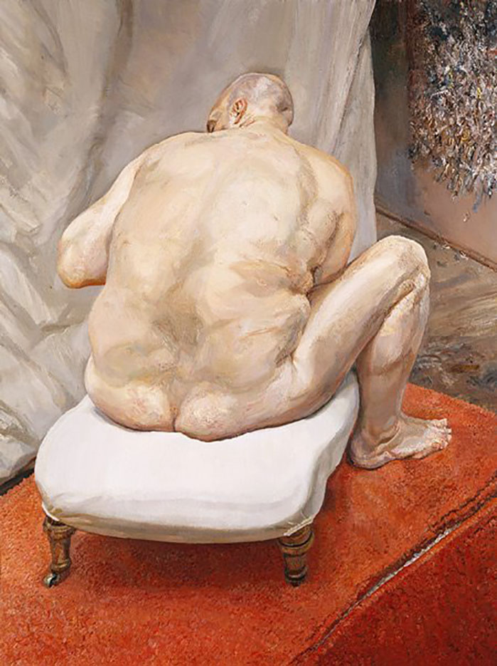Люсьен Фрейд (Lucian Freud), “Naked Man Back View“