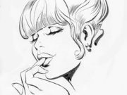 Леон Фролло (Leone Frollo) “Sweet Face“ (drawing)