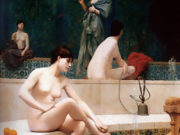 Жан-Леон Жером (Jean-Leon Gerome) “A Bath, Woman Bathing Her Feet - 2“