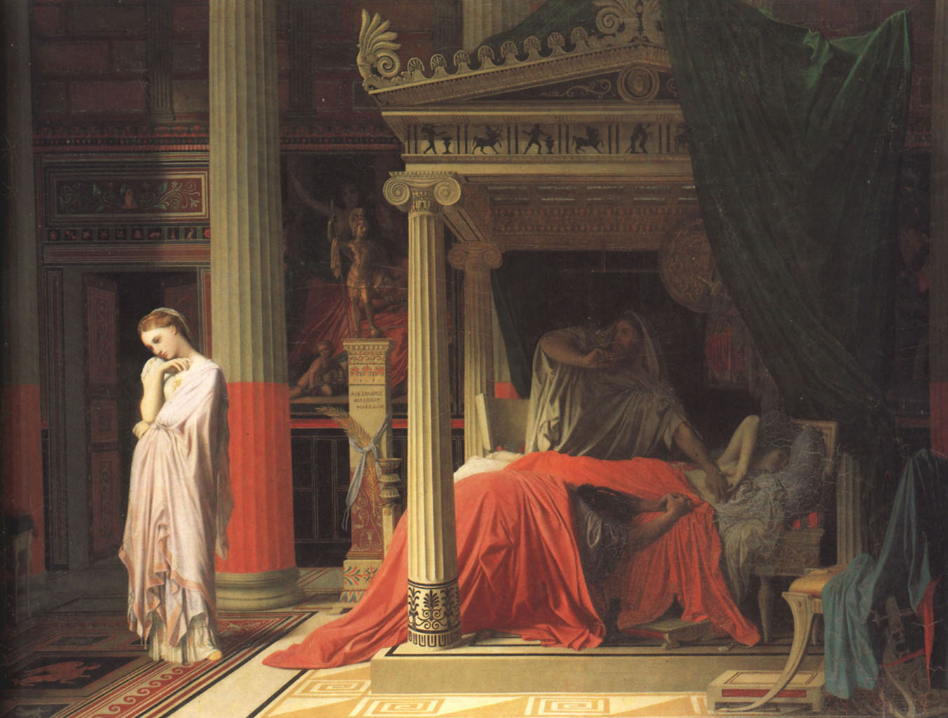 Жан Огюст Доминик Энгр (Jean Auguste Dominique Ingres), “Antiochus and Stratonice“