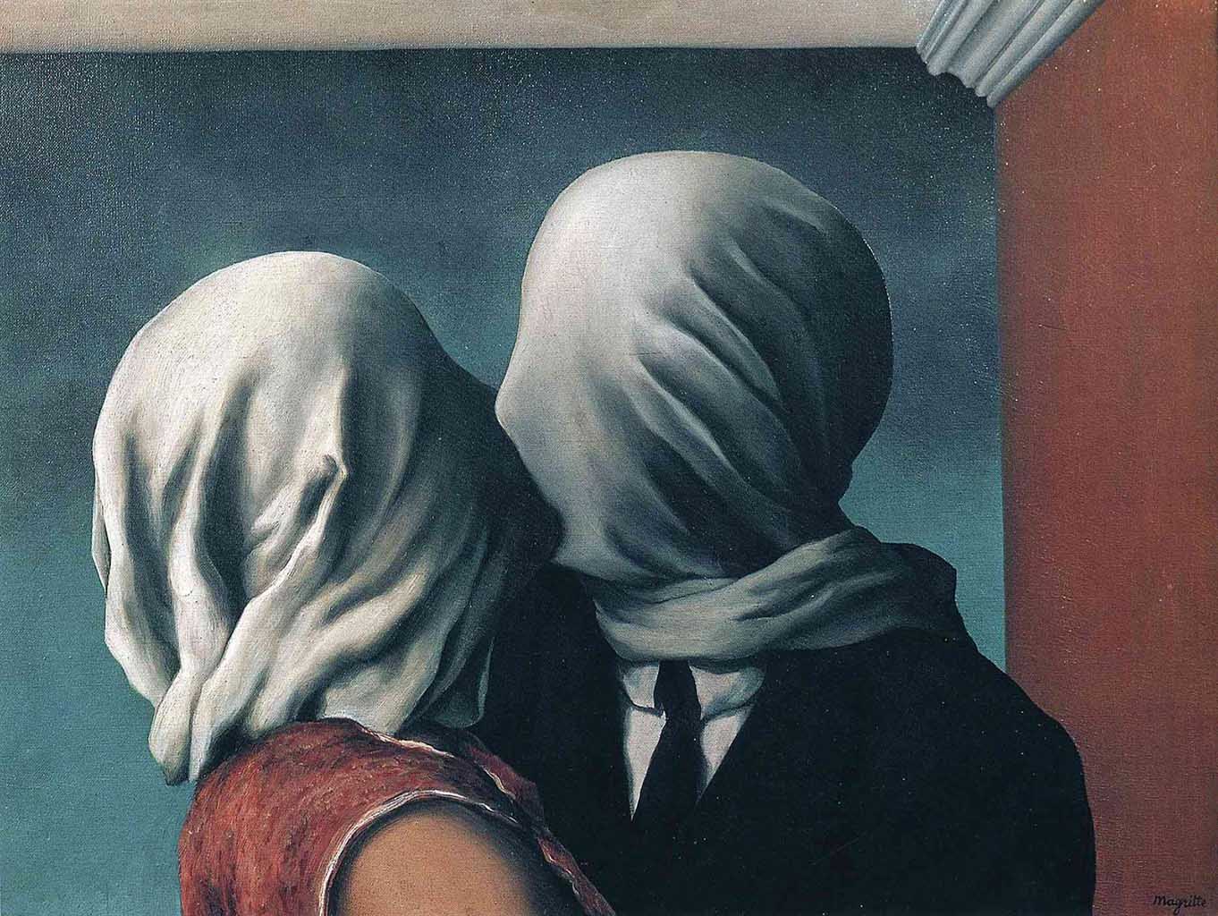 Рене Магритт (Rene Magritte), “Lovers“