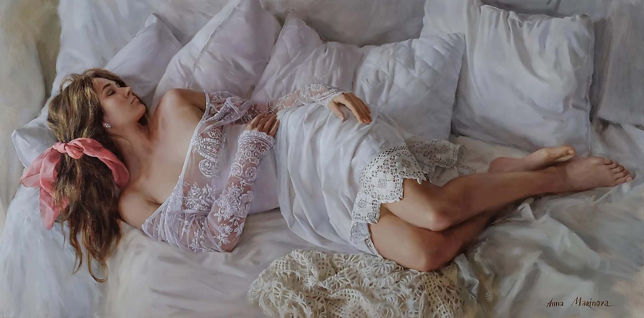 Анна Маринова (Anna Marinova) “Белое кружево | White lace“