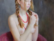 Анна Маринова (Anna Marinova) “Красные бусы | Red beads“