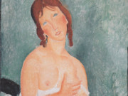 Амедео Модильяни (Amedeo Modigliani), “Junge Frau im Hemd“
