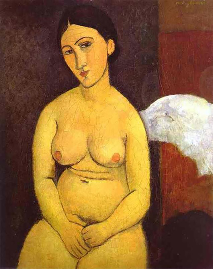 Амедео Модильяни (Amedeo Modigliani), “Картина без названия - 43“