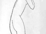 Амедео Модильяни (Amedeo Modigliani), “Anna Akhmatova (drawing)“