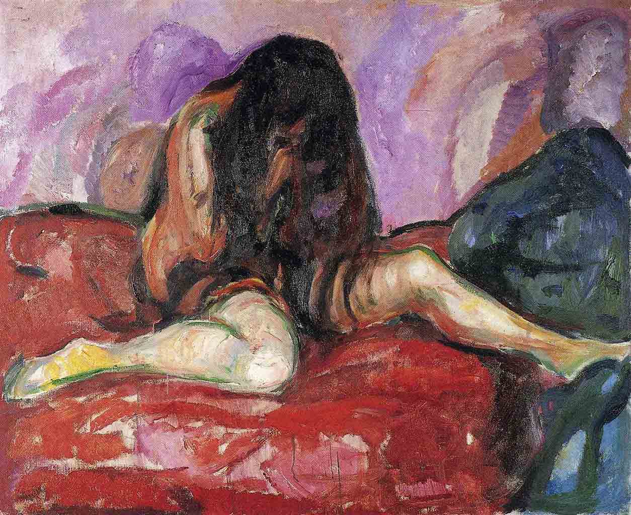 Эдвард Мунк (Edvard Munch) “Обнаженная I | Nude I“