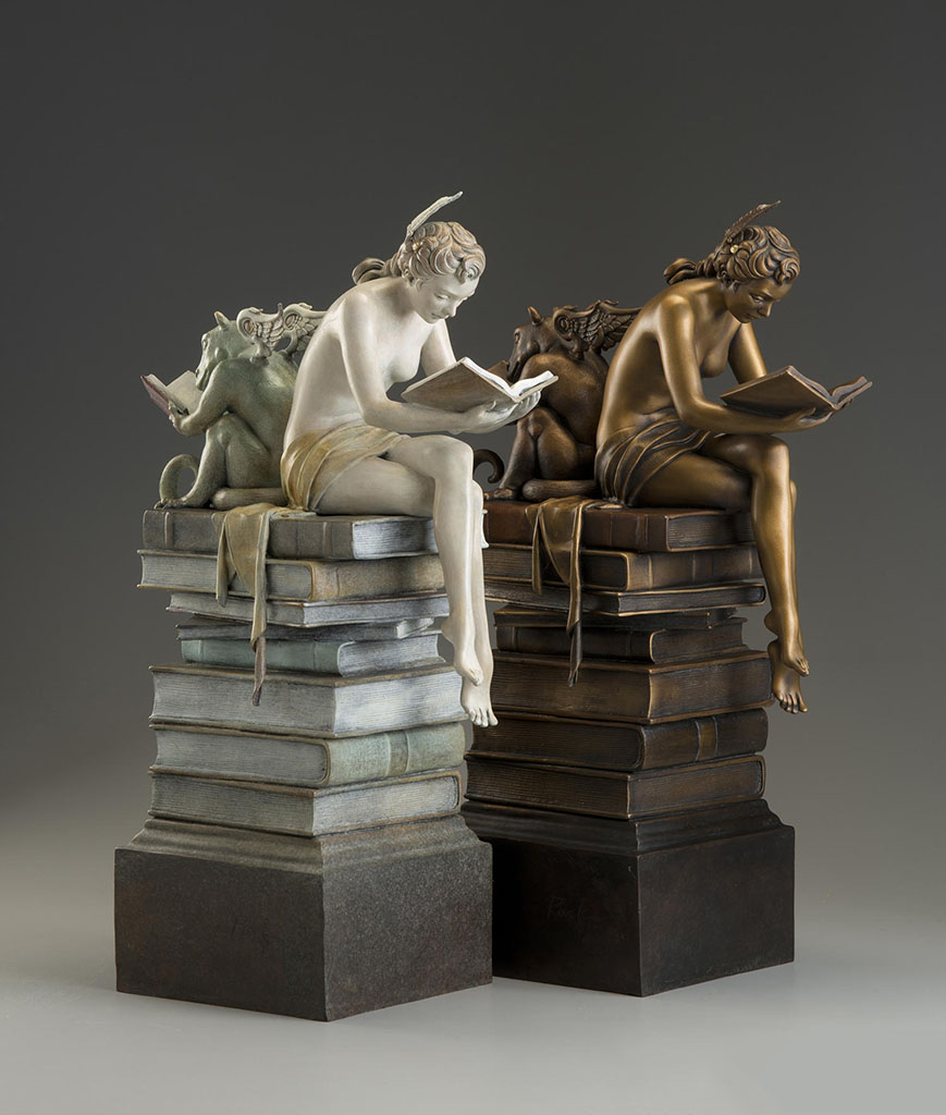 Майкл Паркес (Michael Parkes) Bronze Sculptures “Ex Libris - 2“