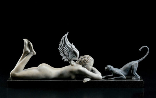 Майкл Паркес (Michael Parkes) Bronze Sculptures “See No Evil“