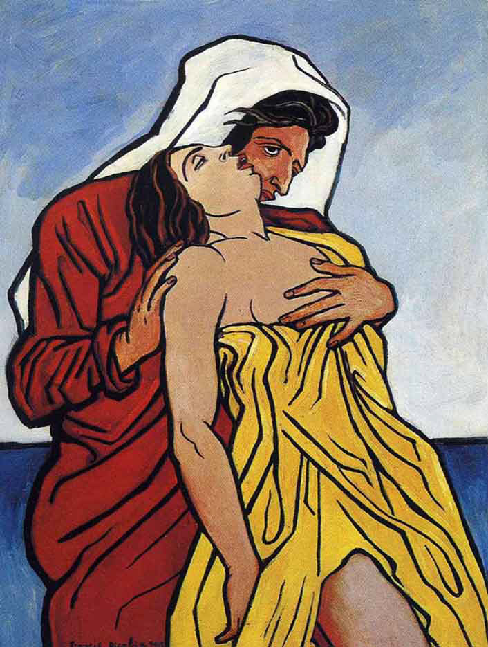 Франсис Пикабиа (Francis Picabia) “Man and woman by the sea “