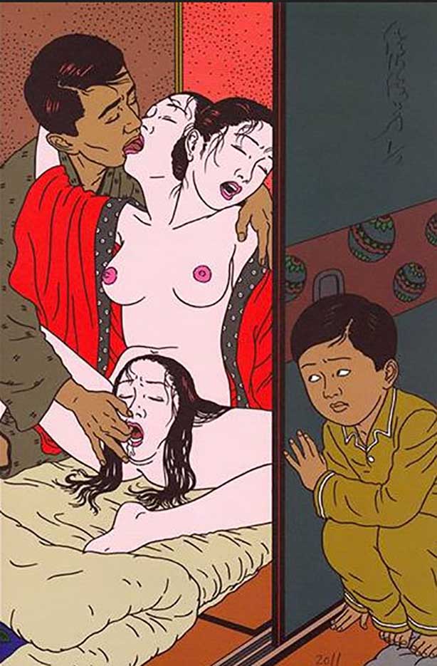 Тошио Саеки (Toshio Saeki) “Erotic illustration - 21“