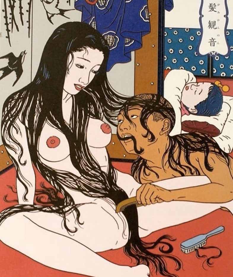 Eroticism, violence and horror in Illustration - 45 Japanese artist Toshio ...