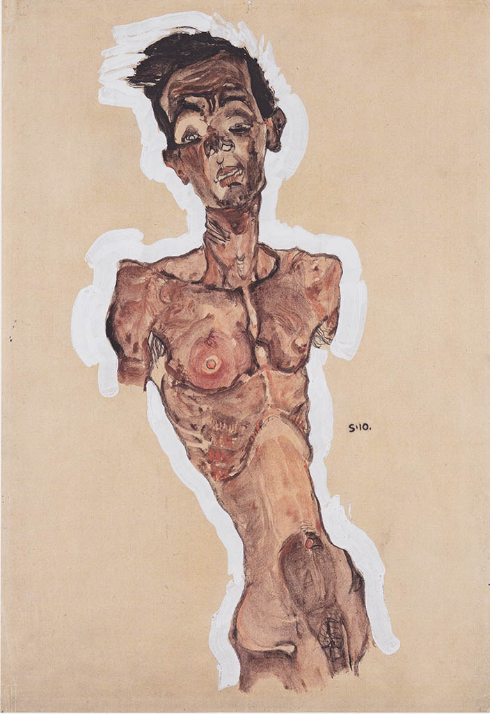Эгон Шиле (Egon Schiele), “Self-portrait“