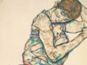 Эгон Шиле (Egon Schiele), “Sitzender Halbtakt“