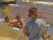 Хоакин Соролья (Joaquin Sorolla) “Children on the Beach, Valencia“