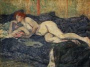 Анри де Тулуз-Лотрек (Henri de Toulouse-Lautrec), “Reclining Nude“