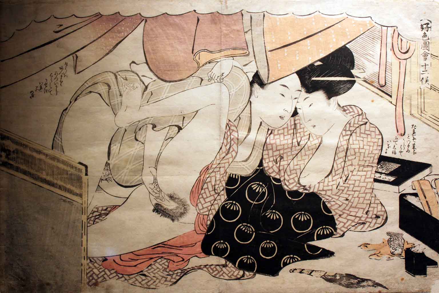 Китагава Утамаро (Kitagawa Utamaro) “Colour-Shunga“