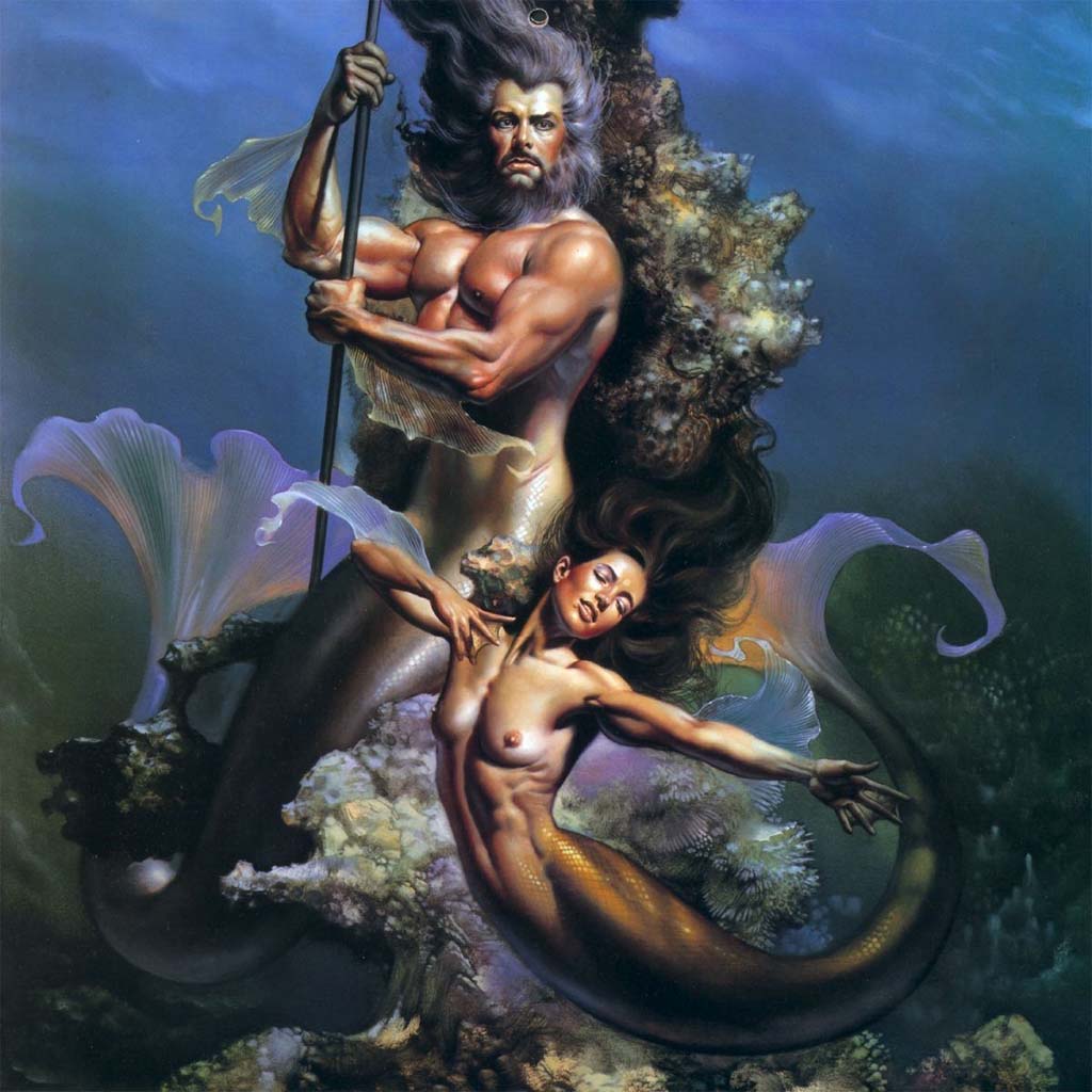Борис Вальехо (Boris Vallejo), “Mermaid Couple“
